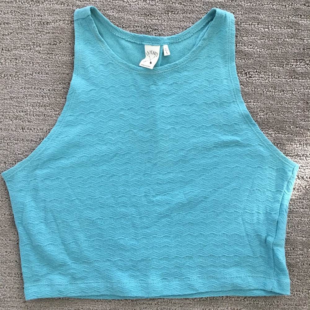 Teal Cropped Top